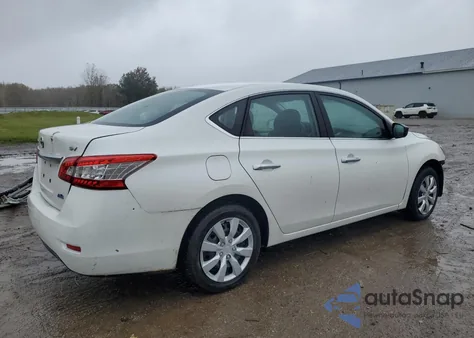 2014 Nissan Sentra S z USA, uszkodzony, nr VIN 3N1AB7AP2EL653025